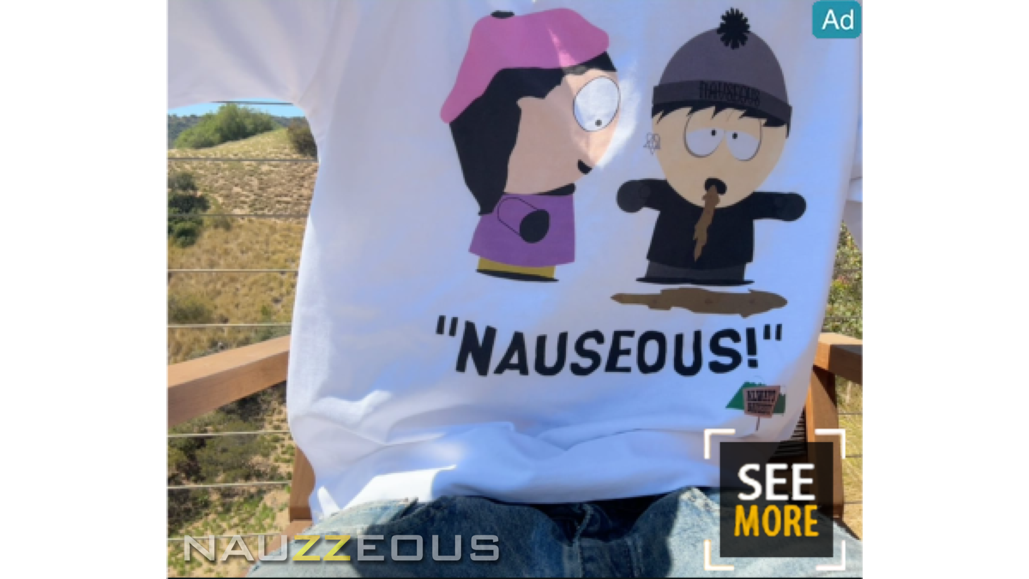 Nauseous South Park shirt